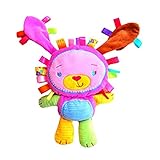 Lovoski かわいい　子供　ガラガラ　リング　きしむ　ぬいぐるみ　ベビー　ベッド吊り掛け　人形　玩具　おもちゃ　4種類選べる - ウサギ