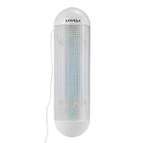 Lixada 5 LEDs 超高輝度　ソーラー充電式LEDライト　ソーラーライト ウォールライト 屋外　プルコードロープスイッチ付き　太陽発電 省エネ　ガレージ/回廊/シェッド