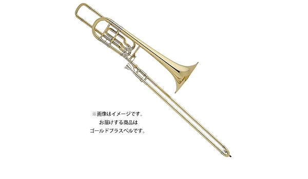 Amazon Bach 50b2o Gb ゴールドブラスベル ラッカー仕上げ オープンラップ バストロンボーン バック トロンボーン 楽器 音響機器