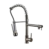 Rozin プルアウトスプレーノズルを 台所用 蛇口 混合栓 糸ひきじゃぐち真鍮