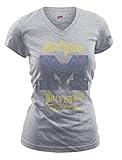 NCAA Michigan WolverinesレディースフィットカレッジロゴVネックTee S グレー