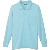 SOWA(ソーワ) 50390 長袖ポロシャツ サックス L