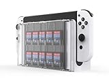 良いモノnet Switch スイッチ ゲームソフト 収納 ケース カバー ドック取り付けタイプ クリア