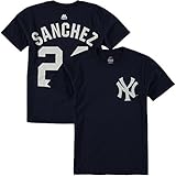 Gary Sanchez # 24 New York Yankees Majestic Youth Player Name & Number Tシャツ( Youth Small 8 )
