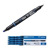 トンボ鉛筆 蛍光ペン 蛍コート 青 10本 WA-TC89-10P