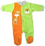 Pillerias 足付カバーオールキリン&バード 1M グリーン×オレンジ 3960