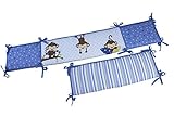 Little Bedding by NoJo 3 Little Monkeys Crib Bumper, Boy by NoJo