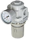 PneumaticPlus SAR4000M-N04BG Air Pressure Regulator 1/2 NPT with Gauge & Bracket by PneumaticPlus