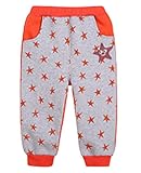 【SEBLES】 ベビー キッズ キュート バックプリント スウェット パンツ 全11種 サイズ 80cm 90cm 100cm 110cm 120cm 130cm クロスセット (Ｂ：オレンジ,90