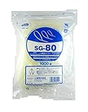 エスジー工業 スタンダードタイ 屋内用 長さ80mm 乳白色 SG-80(1000本入り)