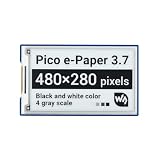 3.7インチ 480X280 SPI 電子ペーパー モジュール E-Paper E-ink HAT ディスプレイ スターターキット for RPI RasPi Raspberry Pi Pico2 Pico 2 W H WH 2W 開発ボード 互換性 ラズパイ ピコ ラズベリーパイ ピコ RP2350 基板 拡張ボード 電子工作 セット 電子部品