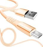 13カラー 4長さ PD急速 15W 60W 100W 100％シリコン 超高耐久 USB-A Type-C to Type-C【inklink Japan公式】充電ケーブル iPhone 充電コード USB-C 機器対応 急速充電 PC/パソコン/ノートパソコン/iPhone/iPad/Android (USB-A to Type-C 3A15W, アプリコット, 1m)