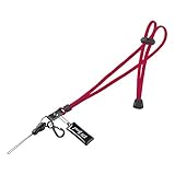 サンワサプライ ネックストラップ(丸紐) レッド DG-ST8R