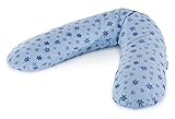 The Original Theraline Maternity & Nursing Pillow with Removable Zippered Cover, Little Blue Flowers