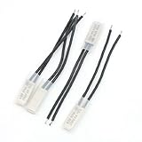 uxcell 温度スイッチ　バイメタルプラスチックステンレススチール　温度制御 KSD9700 75度 4個入り