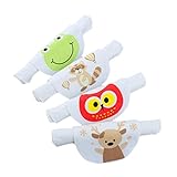 4PCSコットンベビー汗吸収タオル4つの層の汗のウィッキングパッドビブス19 * 39CM-A02