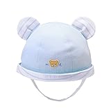 MIKIHOUSE(ミキハウスベビー)お耳付き！マリン風帽子 S(44-48cm),ブルー