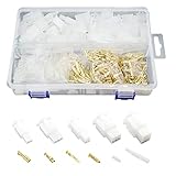 WMYCONGCONG カプラー端子 580個セット 2.8mm 2極 3極 4極 6極 9極 ピン 自動車用電線コネクタ 圧着電線端子 接続端子 + 25キット 4mm 弾丸ターミナルワイヤコネクタ 自動車 オートバイブ 用