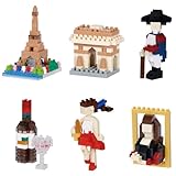 カワダ(Kawada) ナノブロック ミニナノ フランス (BOX) NBMC_66S 1BOX = 6個入り、全6種類