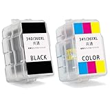 ご使用前に必ず装着方法をご確認ください【埼京企画】BC-340XL(ブラック 大容量) + BC-341XL(3色カラー 大容量) (2本セット)用 詰め替えインクカートリッジ 大容量タイプ BC-340XL341XL BC-340XL/341XL 残量表示非対応