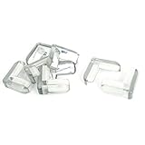 uxcell コーナークッション　コーナーガード　コーナーパッド　コーナーカバー ケガ防止　保護 デスク テーブル コーナー 安全 クッション パッド プロテクター 透明 シリコーン 90度 8個入り