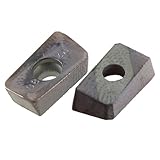 uxcell 超硬カッター　超硬切削インサート　3mm穴径　10個　機フライス切削工具　硬質カーバイド