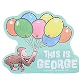 おさるのジョージ[ダイカットシール]ダイカットビニールステッカー/クラシック 風船