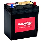 INDIGO インディゴ カーバッテリー 42B19L ミラジーノ TA-L700S H12/10～H13/10 2年または4万km保証