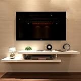 テレビ台 壁掛けテレビキャビネット 壁掛け棚 テレビボード 壁掛け 収納 テレビ台 おしゃれ 木製テレビ台 ウォールキャビネット ウォールシェルフ 壁掛けテレビキャビネットリビングルームの壁のフローティング棚の寝室の壁の棚シンプルなパーティション多機能収納