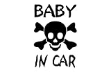 アトリエDOM ドクロステッカー Bタイプ 青 BABY IN CAR