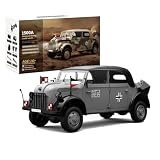 Goekhyrani RCクローラー HG4-51 1/18 2.4Ghz RCコマンド車両モデル 電動ブラシシミュレーション 4WD 軍用車両(スタンダードバージョン/RTRバージョン/グレー)