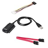 ide sata 変換 USB sUSB2.0 SATA 2.5インチ 3.5インチ HDD SSD対応 外付け USB変換アダプター 両対応 ハードディスク 接続ケーブル 易ドライブ