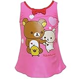 2015年 夏物 リラックマ リボン付き ワンピース水着 Rilakkuma ピンク◇95cm