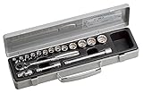 トネ(TONE) ソケットレンチセット 1560MH 差込角9.5mm(3/8") 内容17点 シルバー