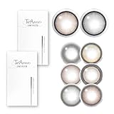 カラコン TeAmo マンスリー シリコーンハイドロゲル ２枚ｾｯﾄ【度あり 度なし】 14.5mm シェルミーブラウン 1month_0.00