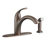 American Standard 4433.001.224 Quince Single Control Kitchen Faucet with Side Spray, Oil Rubbed Bron