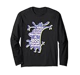 牛と鶏肉これは私が食べたことで得られるものです 長袖Tシャツ
