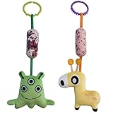 [モンスターとキリン]ベビールームインテリアベビーカーおもちゃ、2PCS