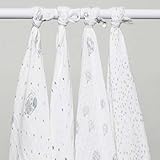 (エイデン アンド アネイ)aden+anais おくるみ スワドル 4枚セット 10.ナイトスカイ [並行輸入品]