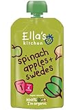 Ellas Kitchen Organic Baby Food Spinach apples and Swede by Ella's Kitchen