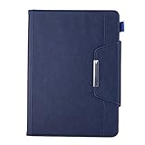 Kedic Fire HD8 ケース Fire HD 8 Plus ケース 2020/2022年発売のモデル Fire HD 8 カバー 10世代 第12世代 8.0インチのシンプルでファッショナブルなノートブックタイプ タブレット保護カバー、ファイアタブレット8 カバー 2022 傷や傷に強い、キャッシュカード収納用の小さなポケット付き Fire HD 8 2020 ケース [Fire HD8/HD 8 Plus 2020/2022]（青い）