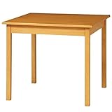 SINAPP ダイニングテーブル 天然木 カントリー風 80㎝幅 アンティーク ハイテーブル SIK0614 ナチュラル