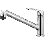 三栄水栓 キッチン シングルワンホールスプレー混合栓(省施工ナット付) 寒冷地用 K87101JK-U-13