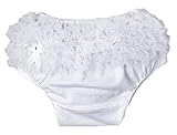 Nice Days（ナイス　ディズ）　赤ちゃん 女の子　フリフリパンツ　レース (ホワイト)