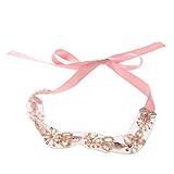 monkeyjackヘアバンドヘッドピースボーホーヒッピービーチウェディングパーティー20sギャツビーピンク