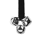 Kloud City Dog Doorbell for Potty Training Housebreaking with 7 Extra Large 1.4” Jingle Bells Adjust
