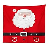 Tovadoo クリスマス用品 クリスマス飾り サンタクロース柄 クリスマスパーティー イベント用 壁掛け 室内飾り テーブルクロス 座りシート ビーチマット 多色 プレゼント