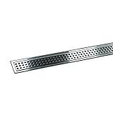 Schluter kerdi-line – 72 "長 – Linear Drain Grateアセンブリ – 3 / 4 "フレーム高さ – Perforated Grate