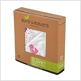 Aura Weavers Organic Muslin Multi-Layer Blanket, Little Miss Posh, Large by Aura Weavers
