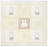 ブルーナ ミッフィープラウス柄 湯上げタオル ベージュ